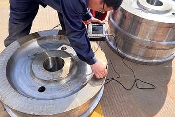 Crane Wheel Ultrasonic Testing